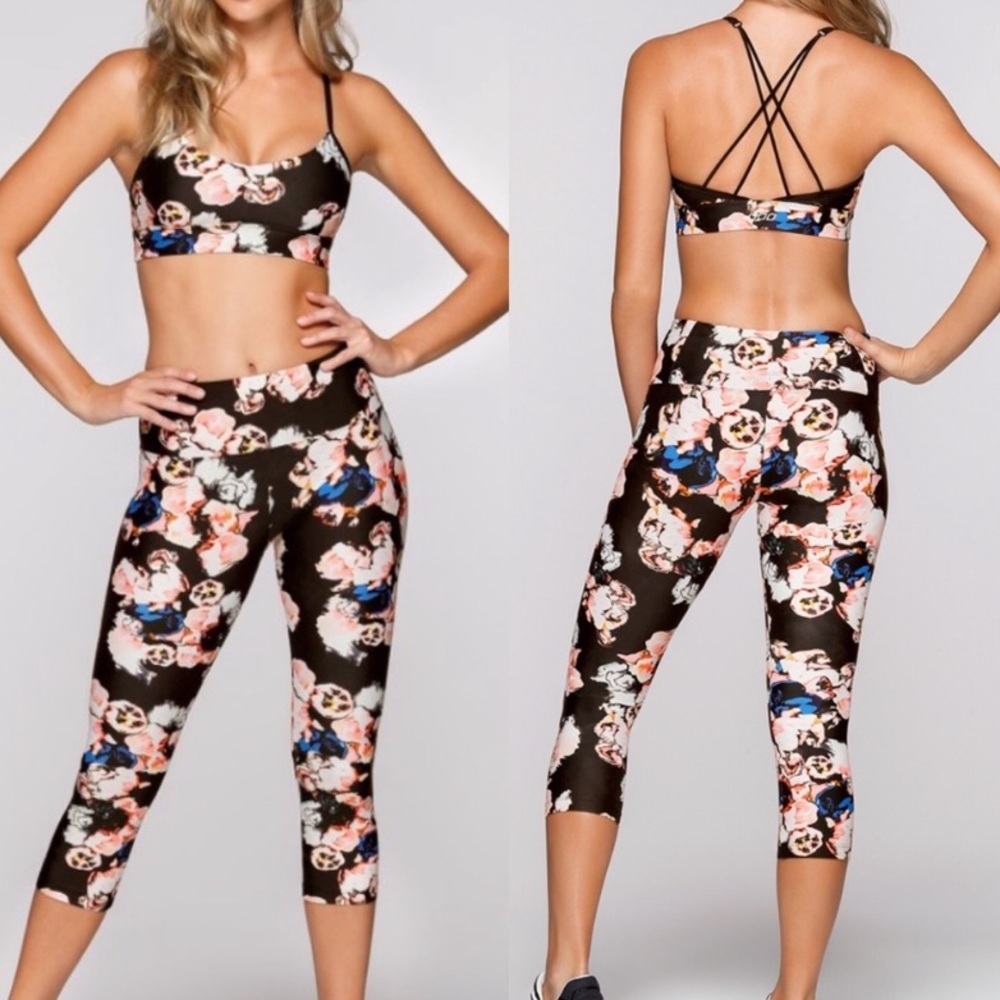 Lorna Jane Leggings Blossom Active Core Gothic